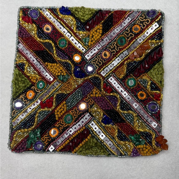 Handbags - Colorful Beaded Secret Pocket